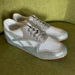 Brand new shoes with rhinestones